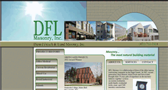 Desktop Screenshot of dflmasonry.com