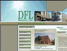 Tablet Screenshot of dflmasonry.com